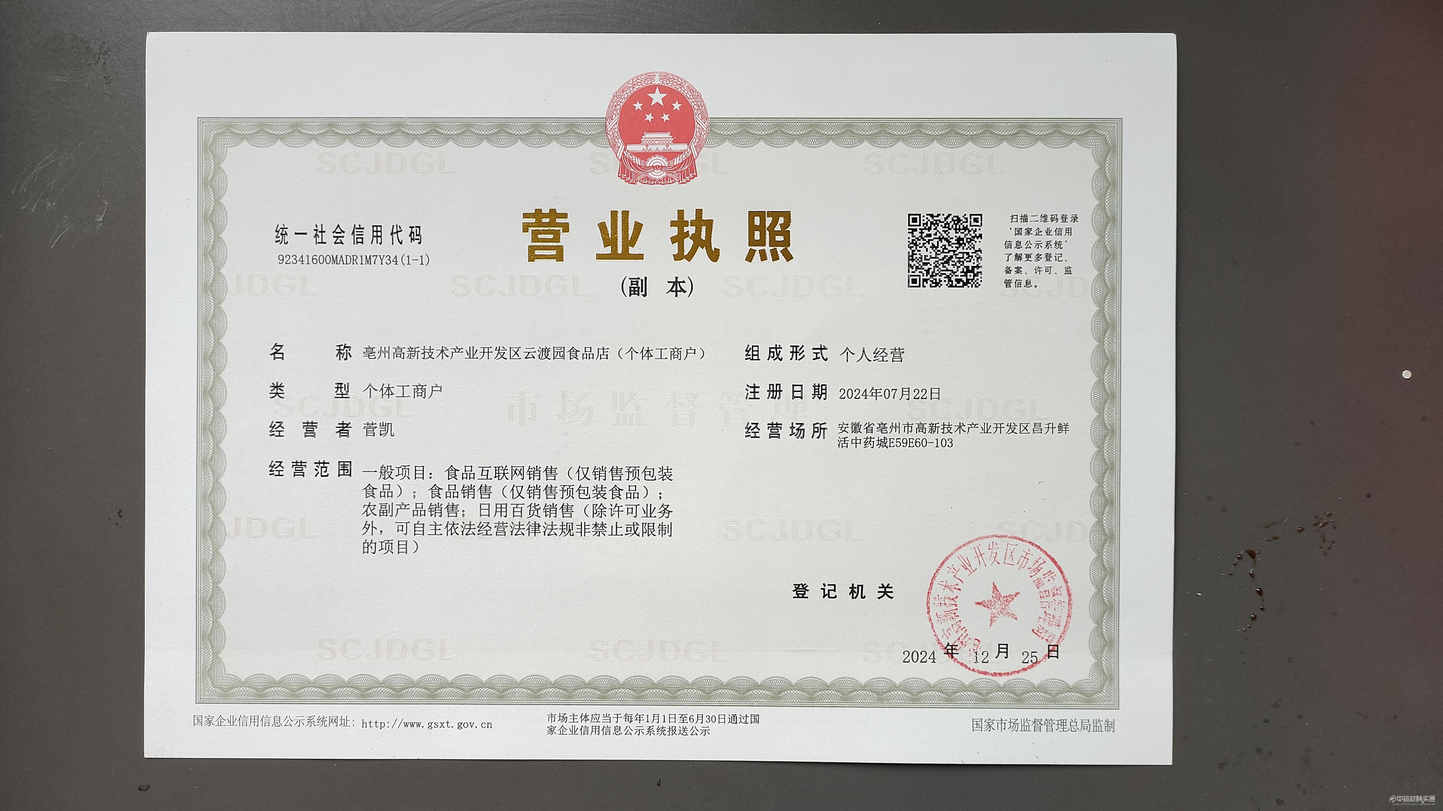 商家资质认证图