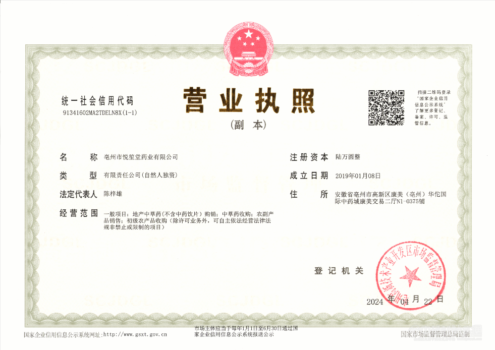 商家资质认证图